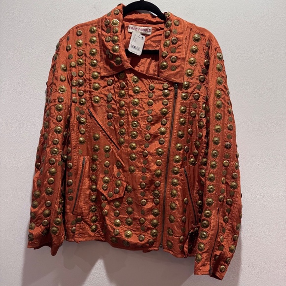Free People Chelsea Moto Coin Jacket NEW - Picture 3 of 5